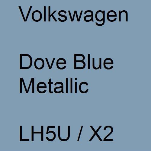 Volkswagen, Dove Blue Metallic, LH5U / X2.